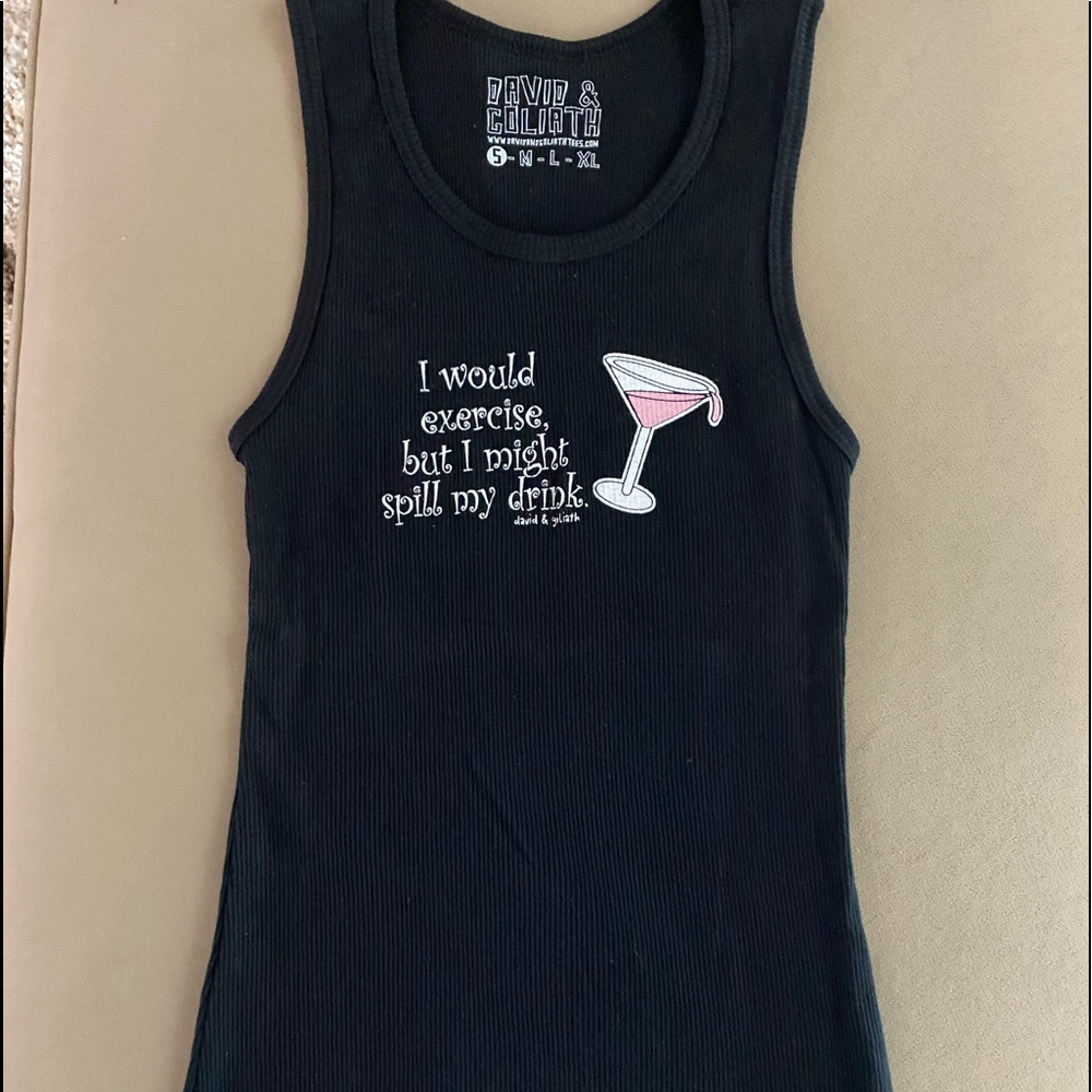 New Black tank top